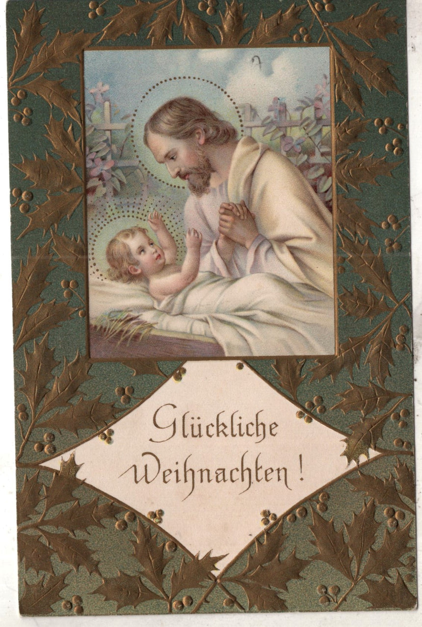 Cartolina Buon Natale / anno. Frohe Weihnachten / Neues Jahr. Merry Christmas & Happy New Year | Collezionissimo