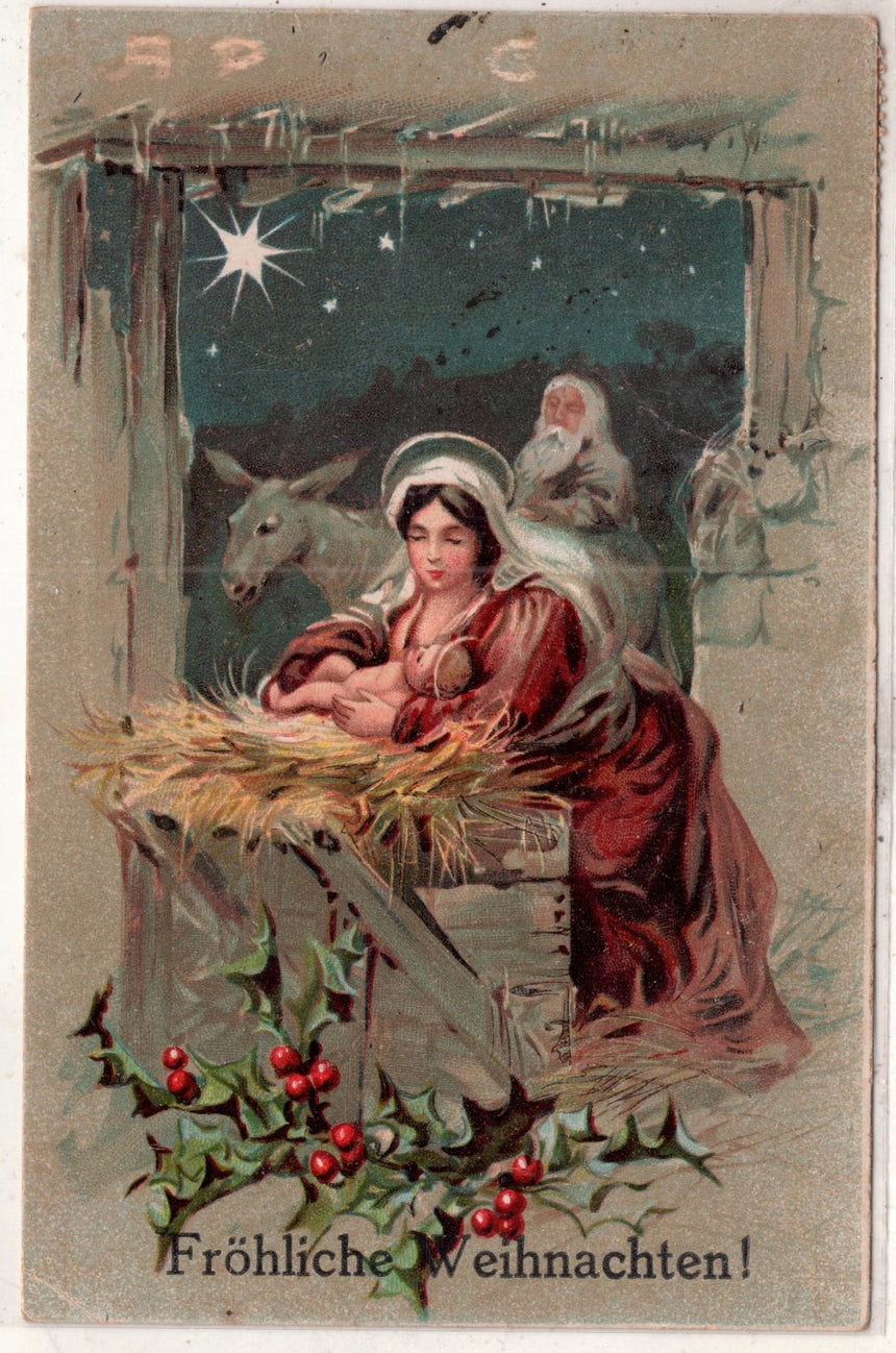 Cartolina Buon Natale / anno. Frohe Weihnachten / Neues Jahr. Merry Christmas & Happy New Year | Collezionissimo