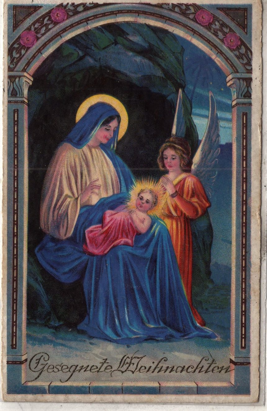 Cartolina Buon Natale / anno. Frohe Weihnachten / Neues Jahr. Merry Christmas & Happy New Year | Collezionissimo