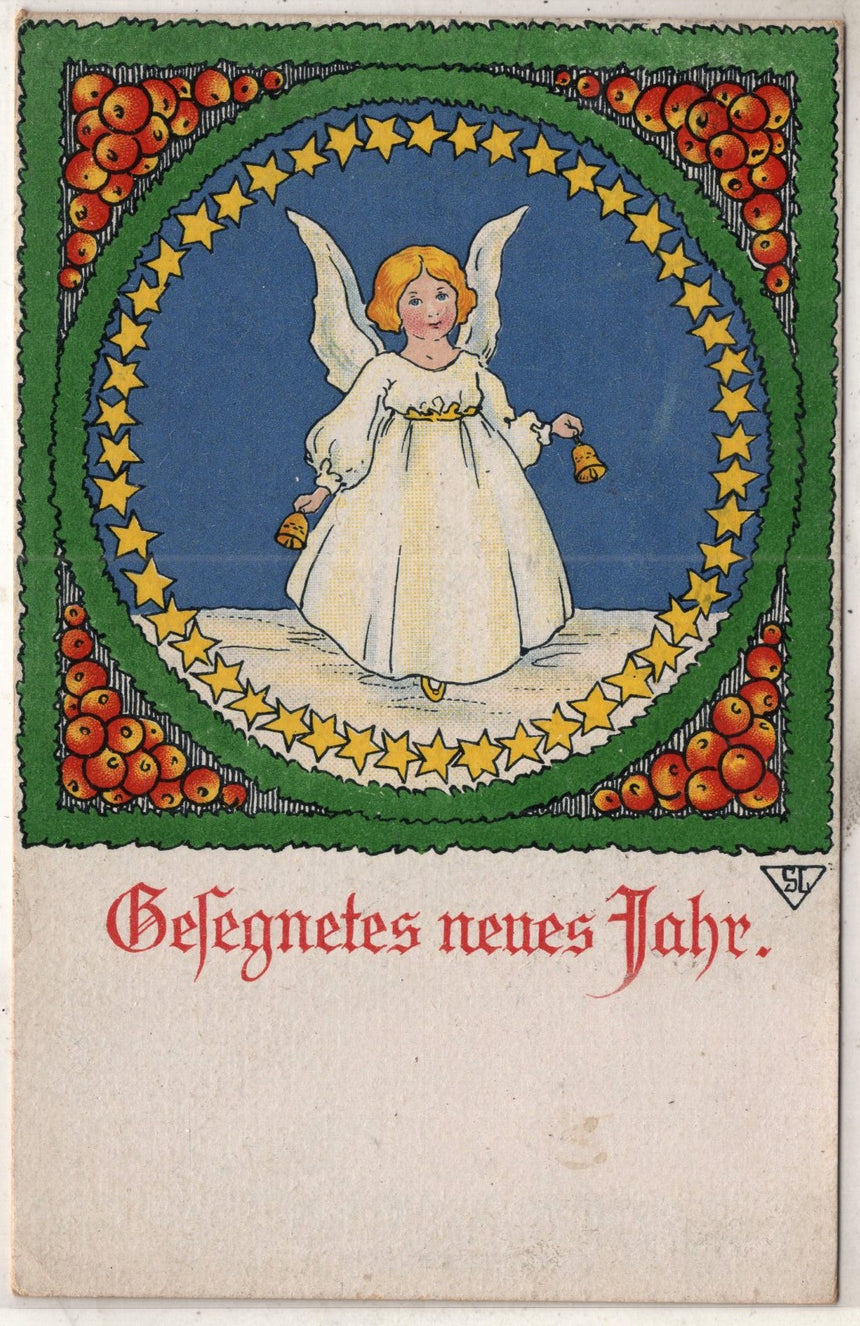 Cartolina Buon Natale / anno. Frohe Weihnachten / Neues Jahr. Merry Christmas & Happy New Year | Collezionissimo