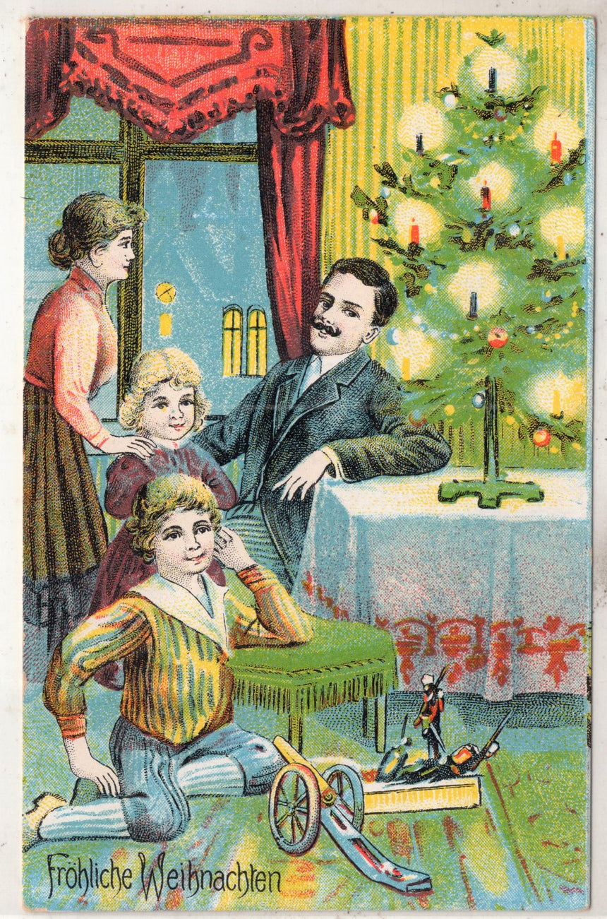 Cartolina Buon Natale / anno. Frohe Weihnachten / Neues Jahr. Merry Christmas & Happy New Year | Collezionissimo