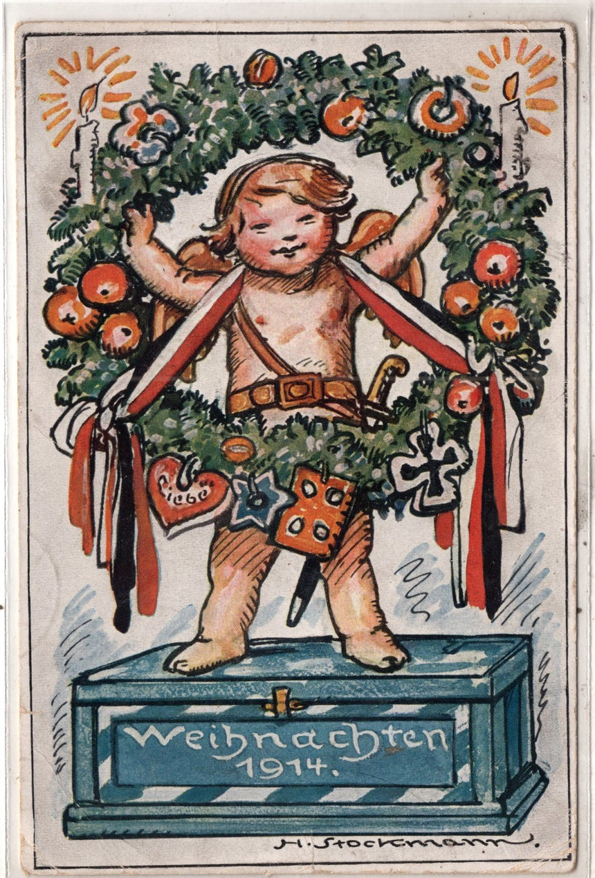 Cartolina Buon Natale / anno. Frohe Weihnachten / Neues Jahr. Merry Christmas & Happy New Year | Collezionissimo