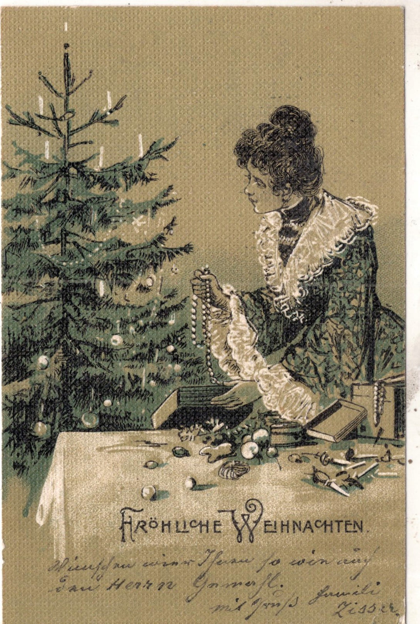 Cartolina Buon Natale / anno. Frohe Weihnachten / Neues Jahr. Merry Christmas & Happy New Year | Collezionissimo