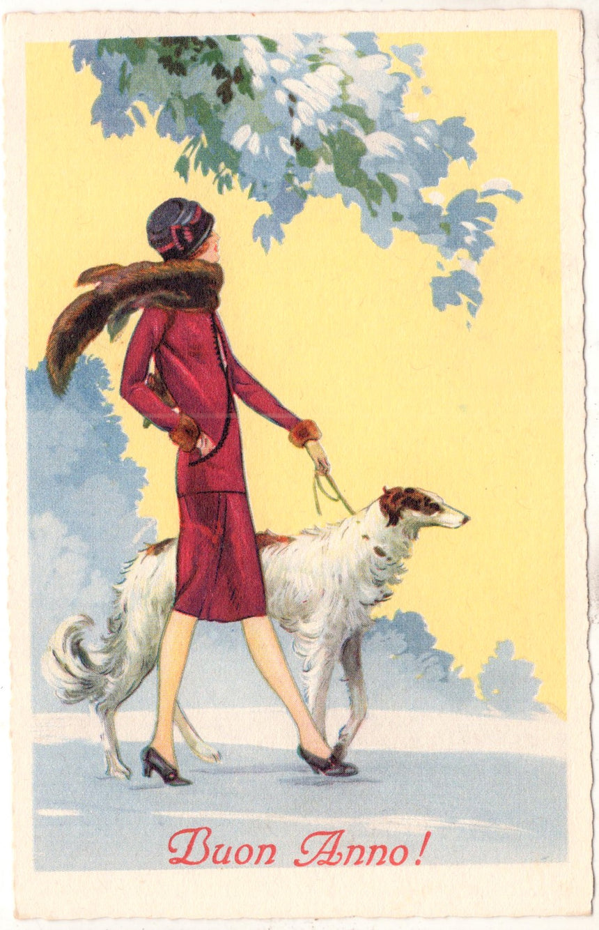 Cartolina Buon Natale / anno. Frohe Weihnachten / Neues Jahr. Merry Christmas & Happy New Year | Collezionissimo