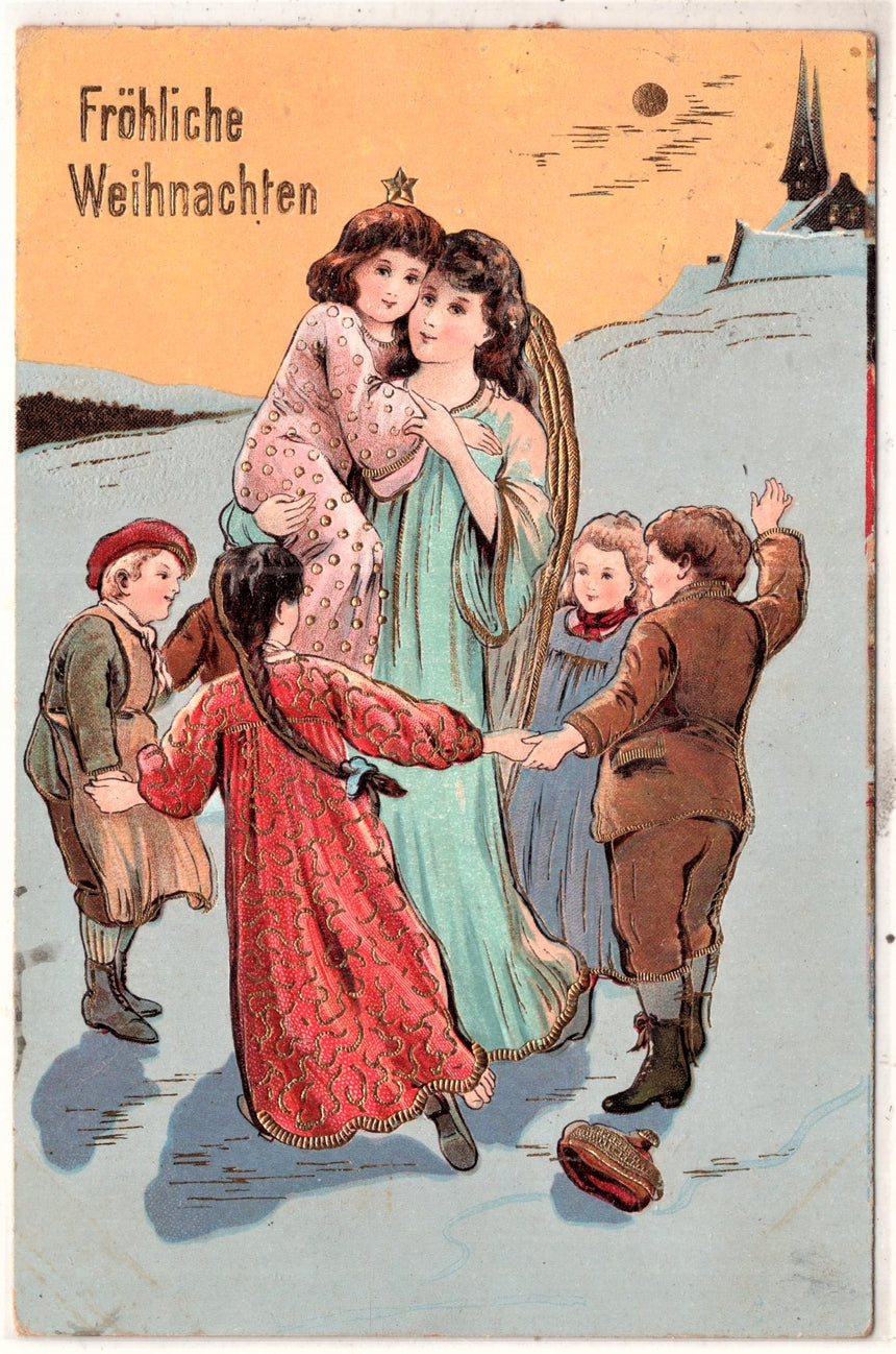 Cartolina Buon Natale / anno. Frohe Weihnachten / Neues Jahr. Merry Christmas & Happy New Year | Collezionissimo