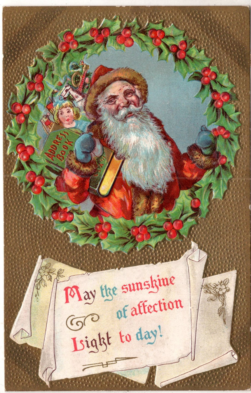 Cartolina Buon Natale / anno. Frohe Weihnachten / Neues Jahr. Merry Christmas & Happy New Year | Collezionissimo