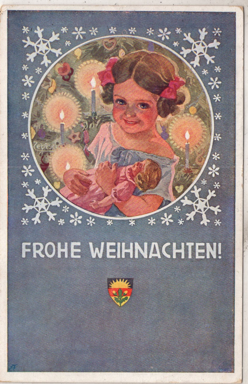 Cartolina Buon Natale / anno. Frohe Weihnachten / Neues Jahr. Merry Christmas & Happy New Year | Collezionissimo