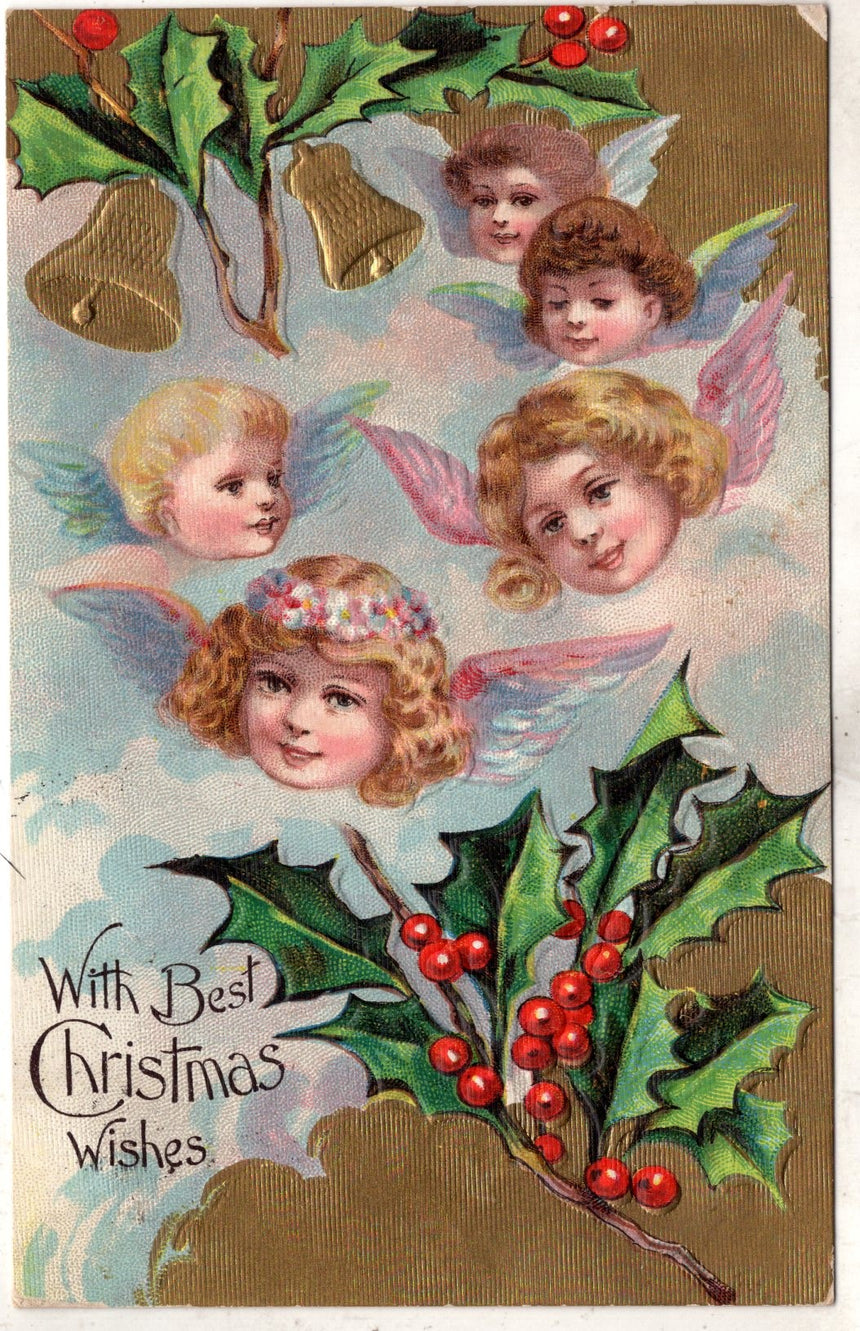 Cartolina Buon Natale / anno. Frohe Weihnachten / Neues Jahr. Merry Christmas & Happy New Year | Collezionissimo