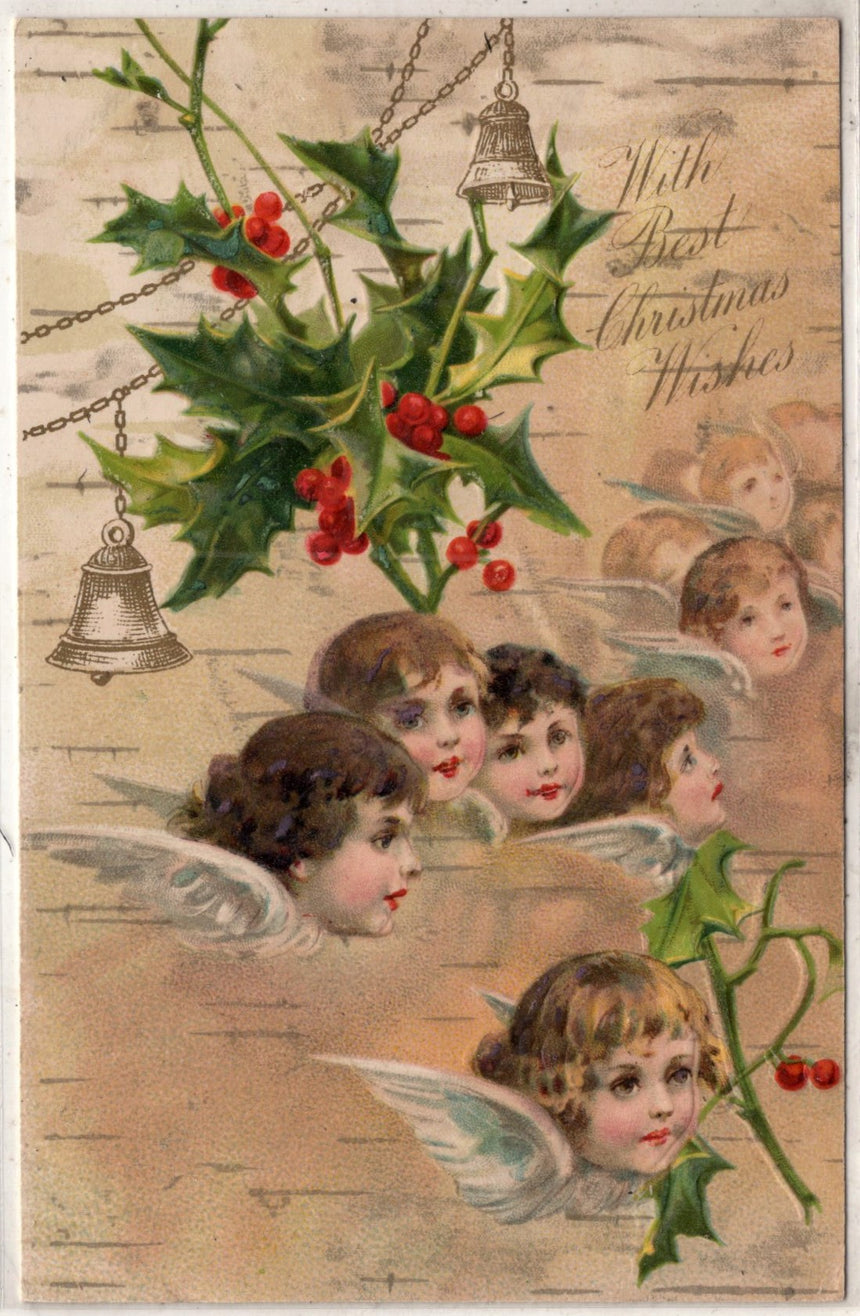 Cartolina Buon Natale / anno. Frohe Weihnachten / Neues Jahr. Merry Christmas & Happy New Year | Collezionissimo