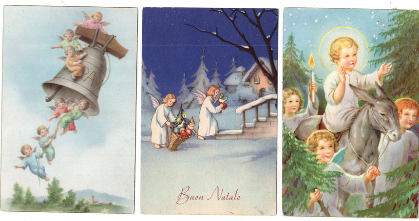 Cartolina Buon Natale / anno. Frohe Weihnachten / Neues Jahr. Merry Christmas & Happy New Year | Collezionissimo
