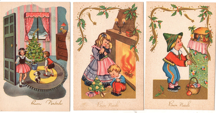 Cartolina Buon Natale / anno. Frohe Weihnachten / Neues Jahr. Merry Christmas & Happy New Year | Collezionissimo