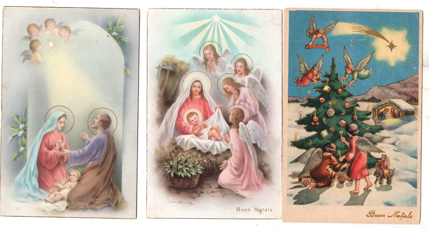 Cartolina Buon Natale / anno. Frohe Weihnachten / Neues Jahr. Merry Christmas & Happy New Year | Collezionissimo