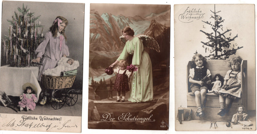 Cartolina Buon Natale / anno. Frohe Weihnachten / Neues Jahr. Merry Christmas & Happy New Year | Collezionissimo