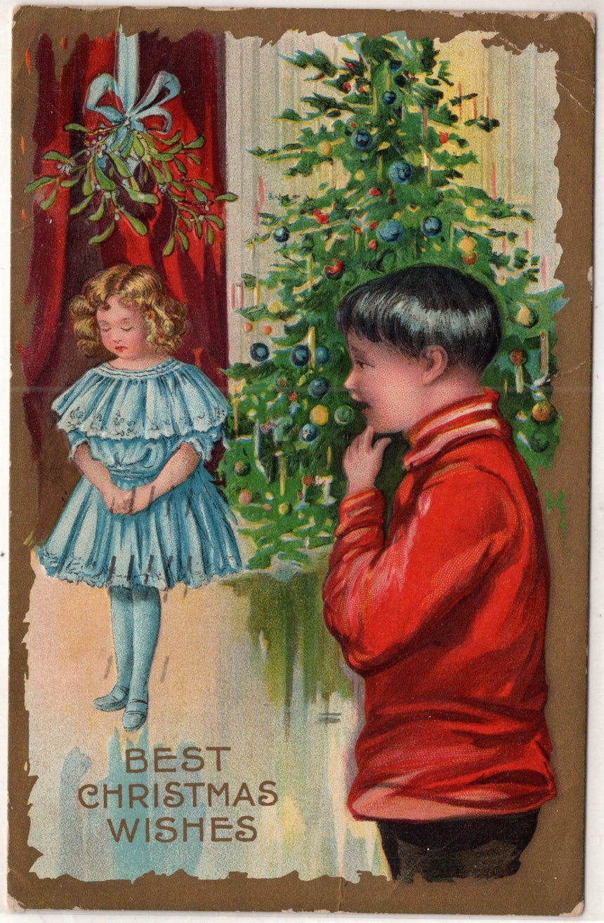 Cartolina Buon Natale / anno. Frohe Weihnachten / Neues Jahr. Merry Christmas & Happy New Year | Collezionissimo