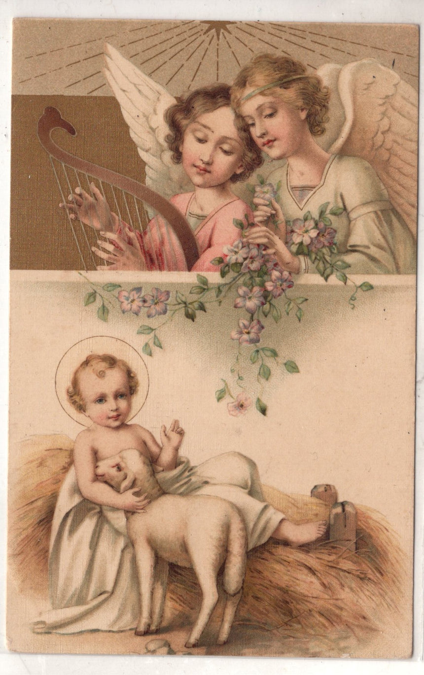 Cartolina Buon Natale / anno. Frohe Weihnachten / Neues Jahr. Merry Christmas & Happy New Year | Collezionissimo