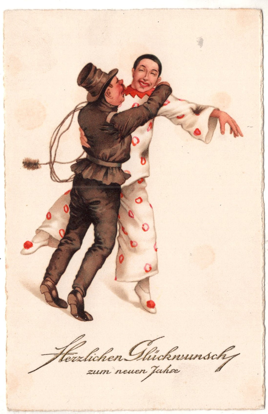 Cartolina Buon Natale / anno. Frohe Weihnachten / Neues Jahr. Merry Christmas & Happy New Year | Collezionissimo