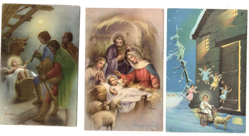 Cartolina Buon Natale / anno. Frohe Weihnachten / Neues Jahr. Merry Christmas & Happy New Year | Collezionissimo