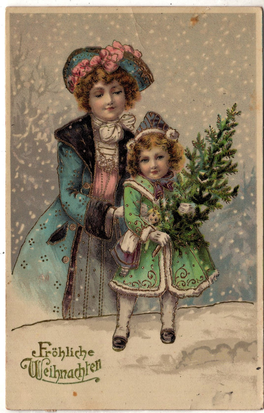 Cartolina Buon Natale / anno. Frohe Weihnachten / Neues Jahr. Merry Christmas & Happy New Year | Collezionissimo