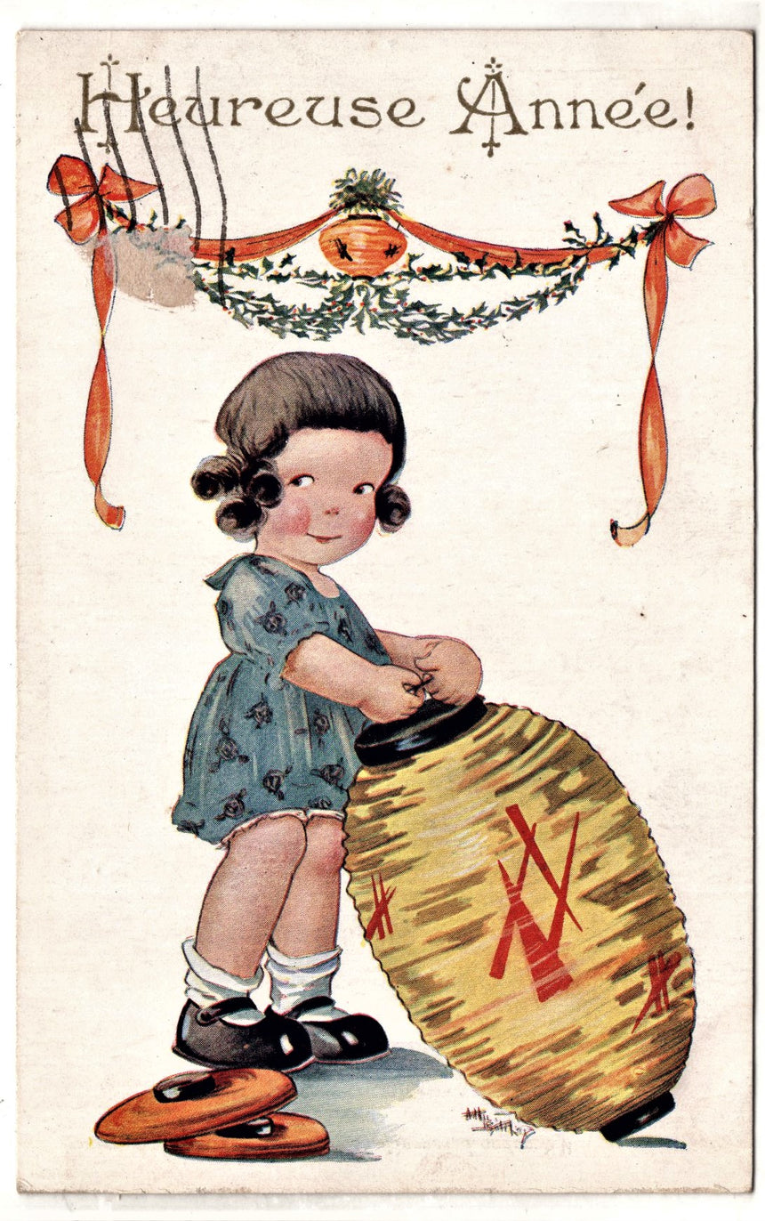 Cartolina Buon Natale / anno. Frohe Weihnachten / Neues Jahr. Merry Christmas & Happy New Year | Collezionissimo