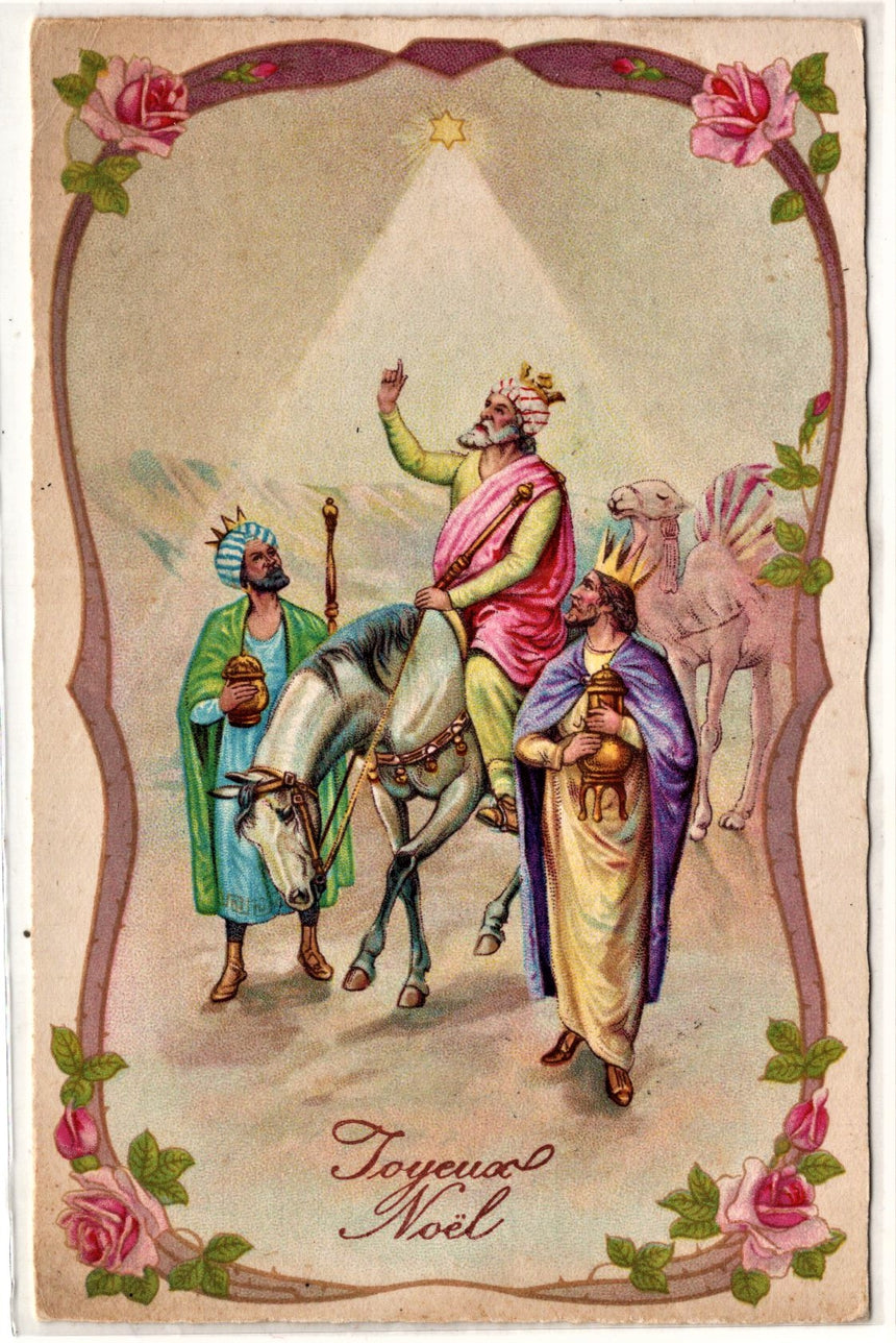 Cartolina Buon Natale / anno. Frohe Weihnachten / Neues Jahr. Merry Christmas & Happy New Year | Collezionissimo