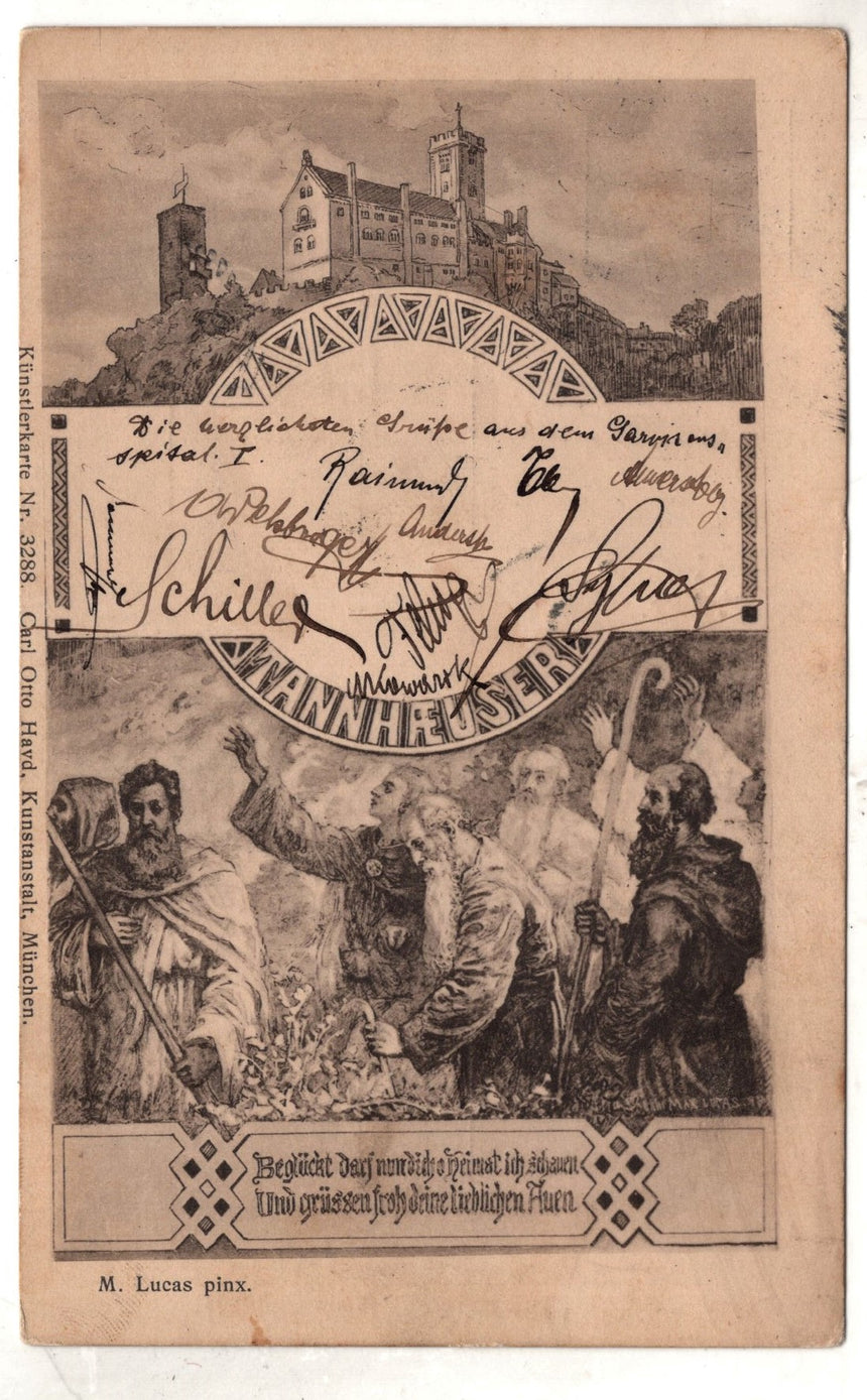 Cartolina Buon Natale / anno. Frohe Weihnachten / Neues Jahr. Merry Christmas & Happy New Year | Collezionissimo