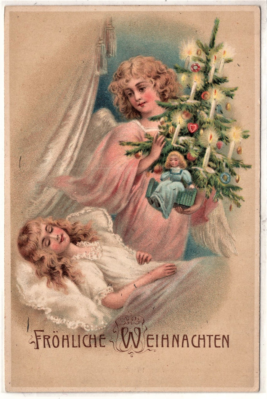 Cartolina Buon Natale / anno. Frohe Weihnachten / Neues Jahr. Merry Christmas & Happy New Year | Collezionissimo