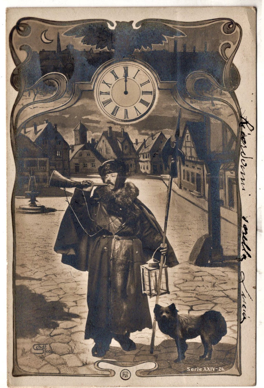 Cartolina Buon Natale / anno. Frohe Weihnachten / Neues Jahr. Merry Christmas & Happy New Year | Collezionissimo