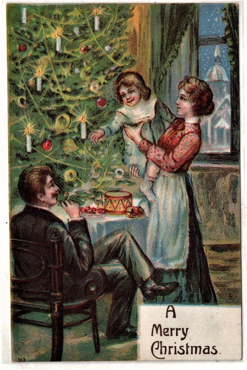 Cartolina Buon Natale / anno. Frohe Weihnachten / Neues Jahr. Merry Christmas & Happy New Year | Collezionissimo