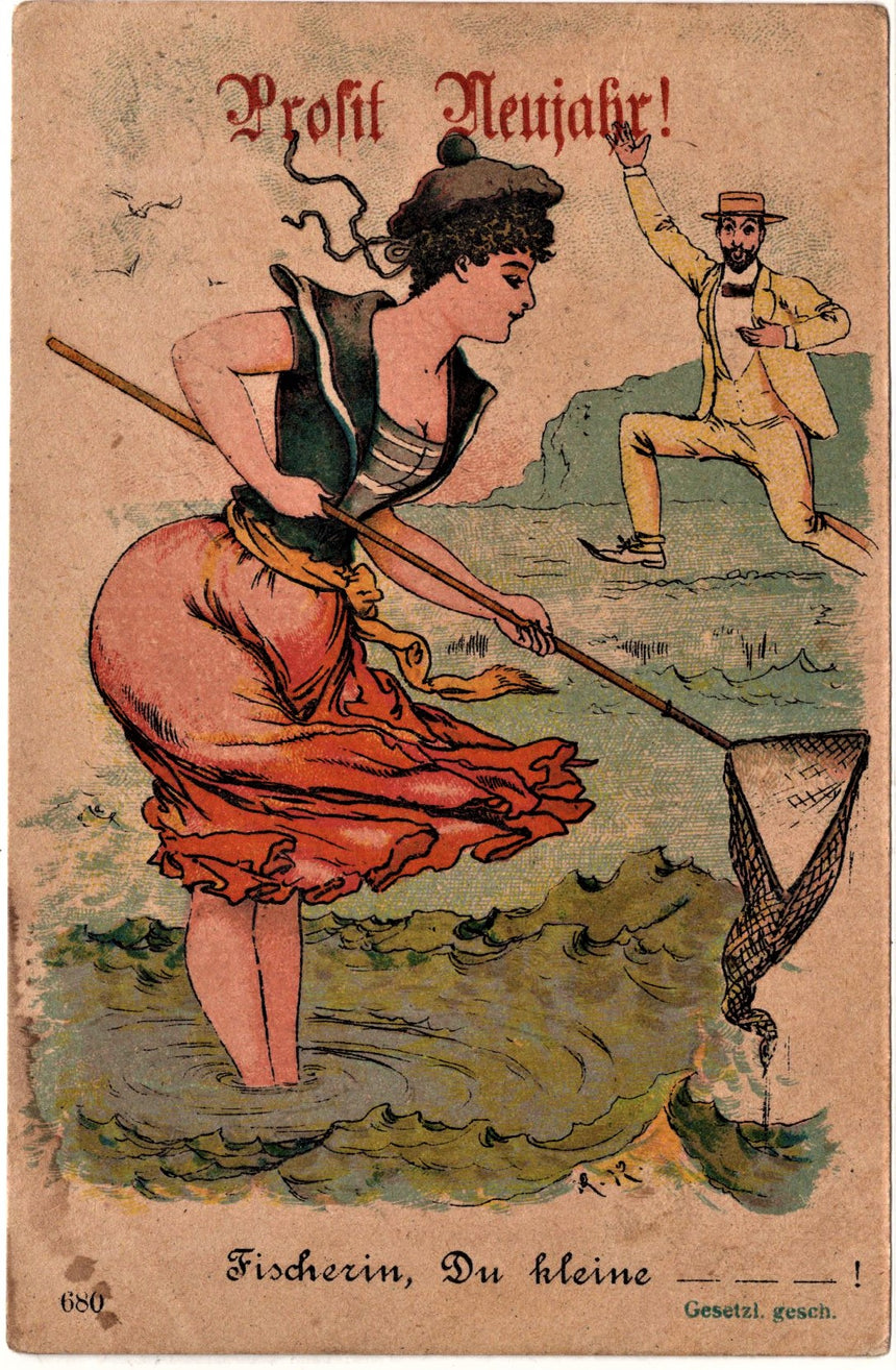 Cartolina Buon Natale / anno. Frohe Weihnachten / Neues Jahr. Merry Christmas & Happy New Year | Collezionissimo