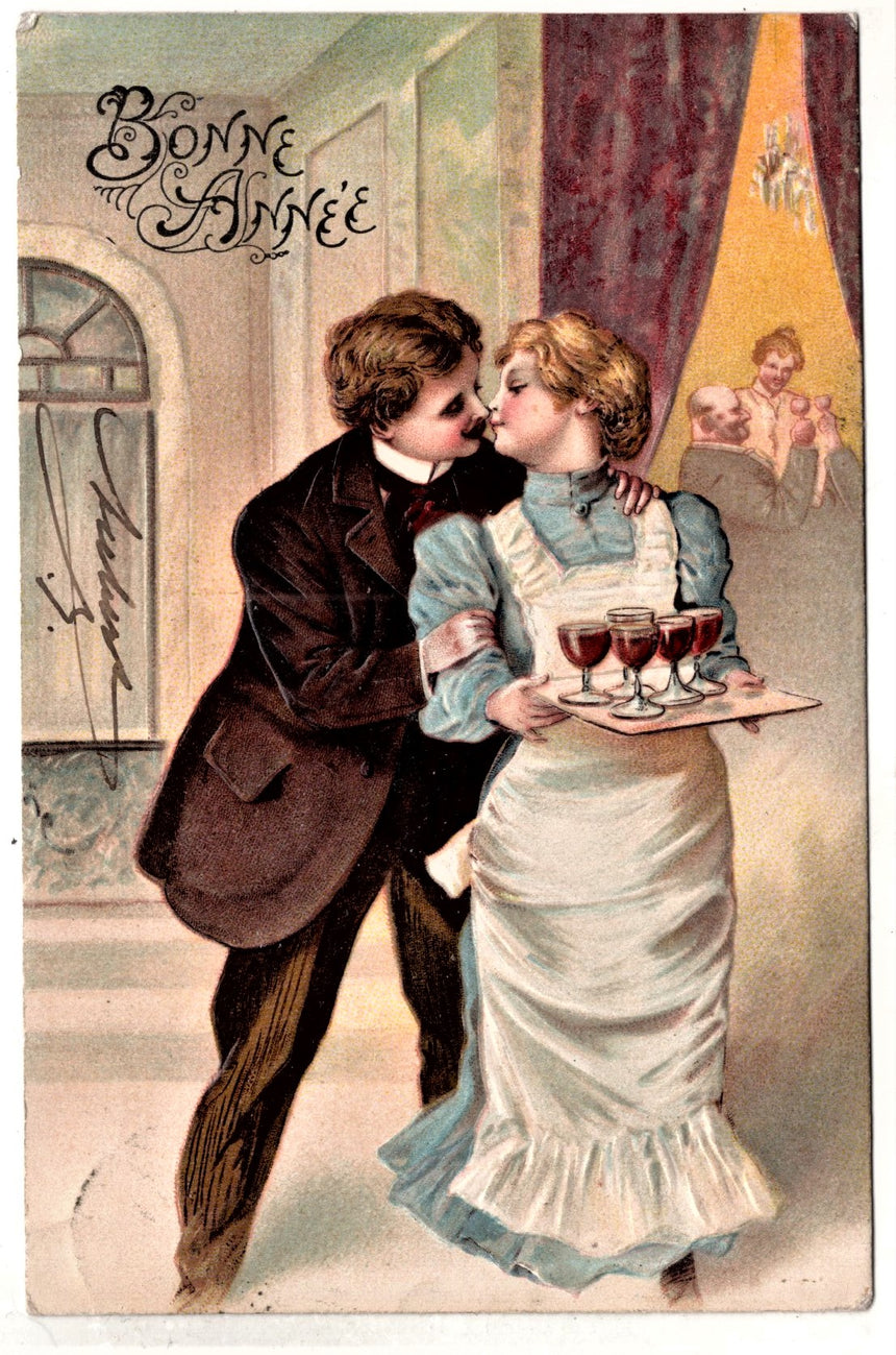 Cartolina Buon Natale / anno. Frohe Weihnachten / Neues Jahr. Merry Christmas & Happy New Year | Collezionissimo