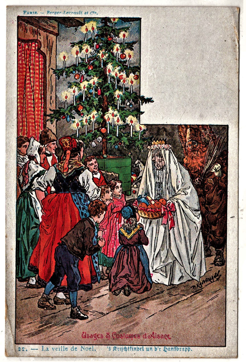 Cartolina Buon Natale / anno. Frohe Weihnachten / Neues Jahr. Merry Christmas & Happy New Year | Collezionissimo