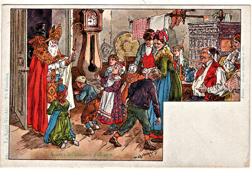 Cartolina Buon Natale / anno. Frohe Weihnachten / Neues Jahr. Merry Christmas & Happy New Year | Collezionissimo