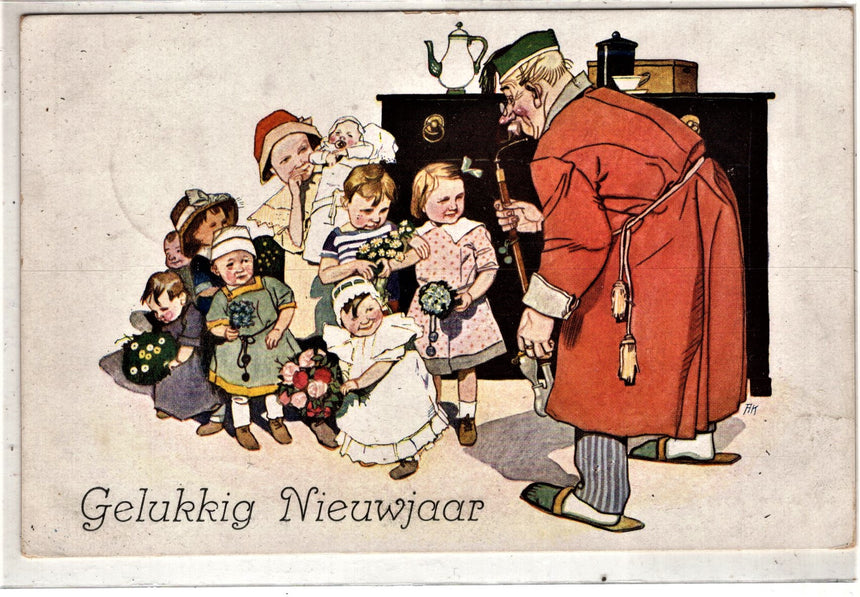 Cartolina Buon Natale / anno. Frohe Weihnachten / Neues Jahr. Merry Christmas & Happy New Year | Collezionissimo