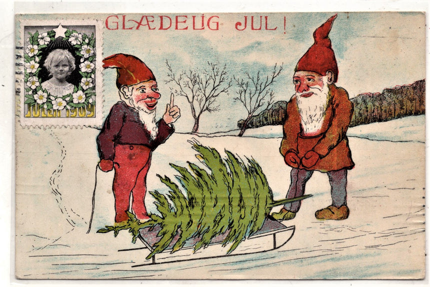 Cartolina Buon Natale / anno. Frohe Weihnachten / Neues Jahr. Merry Christmas & Happy New Year | Collezionissimo