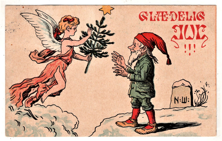 Cartolina Buon Natale / anno. Frohe Weihnachten / Neues Jahr. Merry Christmas & Happy New Year | Collezionissimo