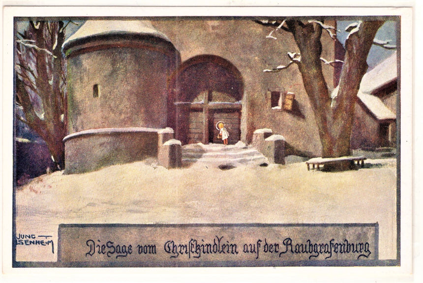 Cartolina Buon Natale / anno. Frohe Weihnachten / Neues Jahr. Merry Christmas & Happy New Year | Collezionissimo