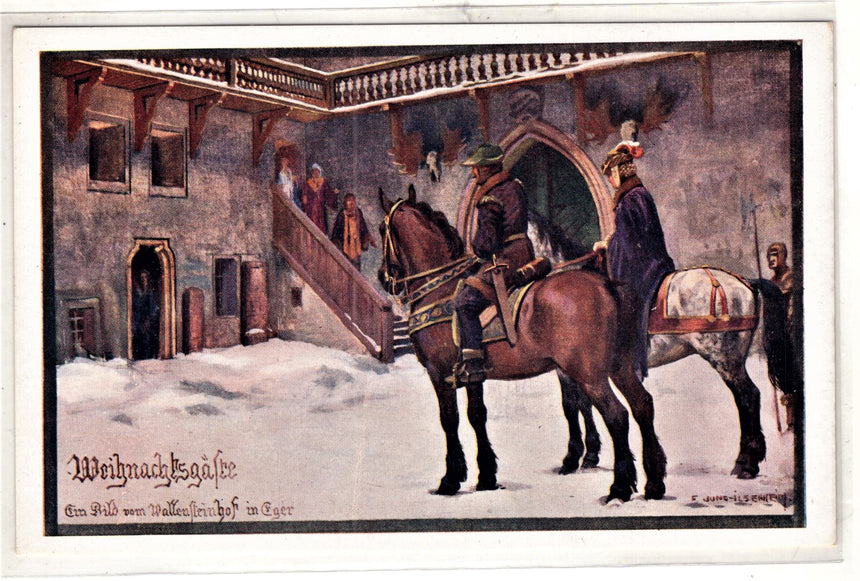 Cartolina Buon Natale / anno. Frohe Weihnachten / Neues Jahr. Merry Christmas & Happy New Year | Collezionissimo