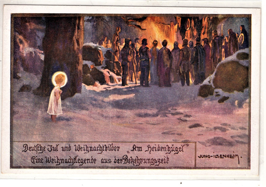 Cartolina Buon Natale / anno. Frohe Weihnachten / Neues Jahr. Merry Christmas & Happy New Year | Collezionissimo