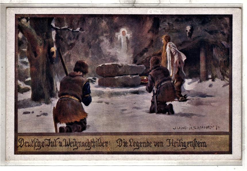 Cartolina Buon Natale / anno. Frohe Weihnachten / Neues Jahr. Merry Christmas & Happy New Year | Collezionissimo