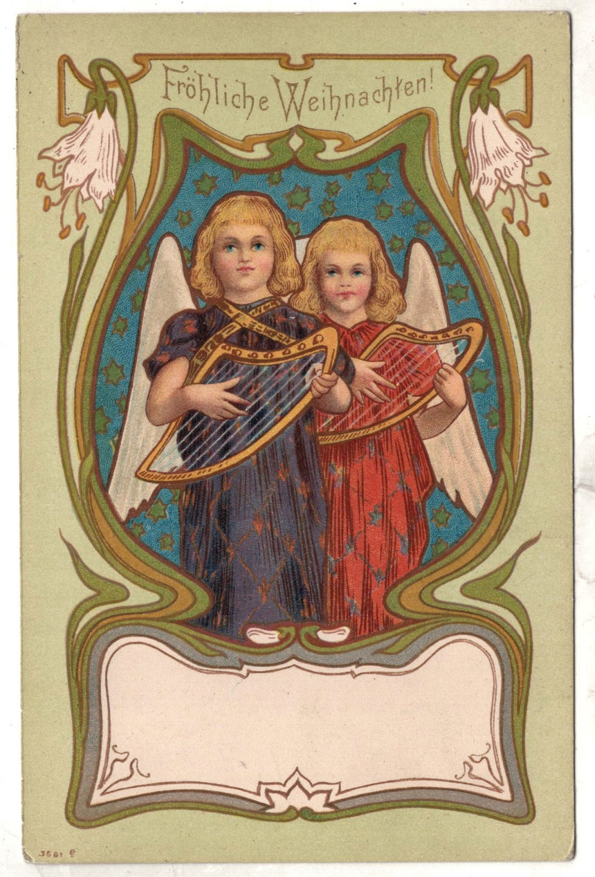 Cartolina Buon Natale / anno. Frohe Weihnachten / Neues Jahr. Merry Christmas & Happy New Year | Collezionissimo