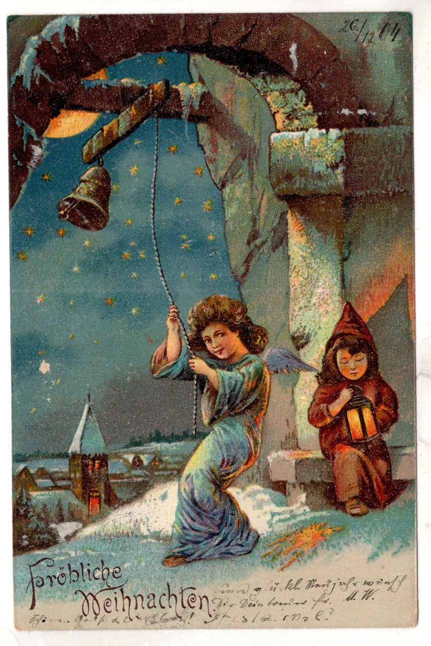 Cartolina Buon Natale / anno. Frohe Weihnachten / Neues Jahr. Merry Christmas & Happy New Year | Collezionissimo