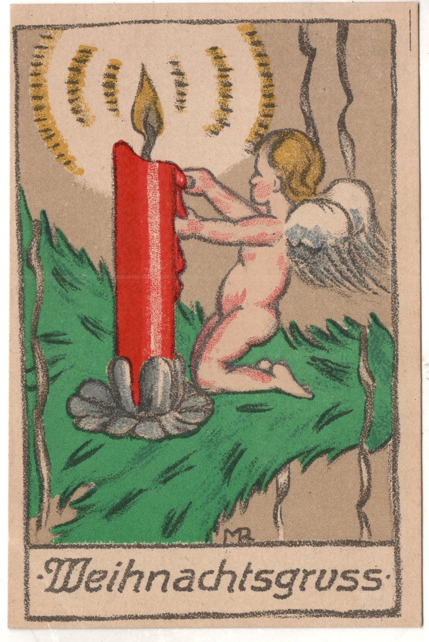 Cartolina Buon Natale / anno. Frohe Weihnachten / Neues Jahr. Merry Christmas & Happy New Year | Collezionissimo