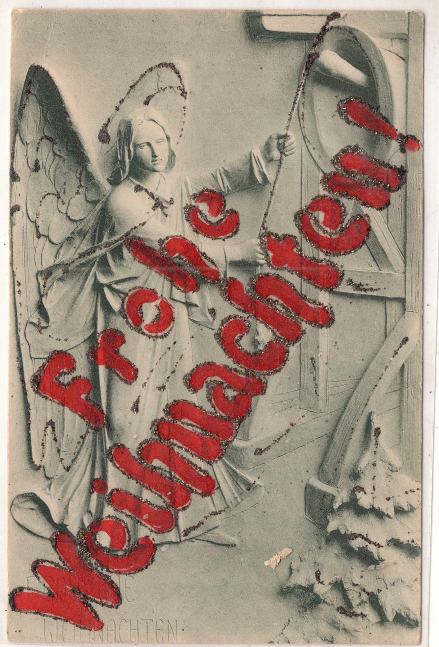 Cartolina Buon Natale / anno. Frohe Weihnachten / Neues Jahr. Merry Christmas & Happy New Year | Collezionissimo