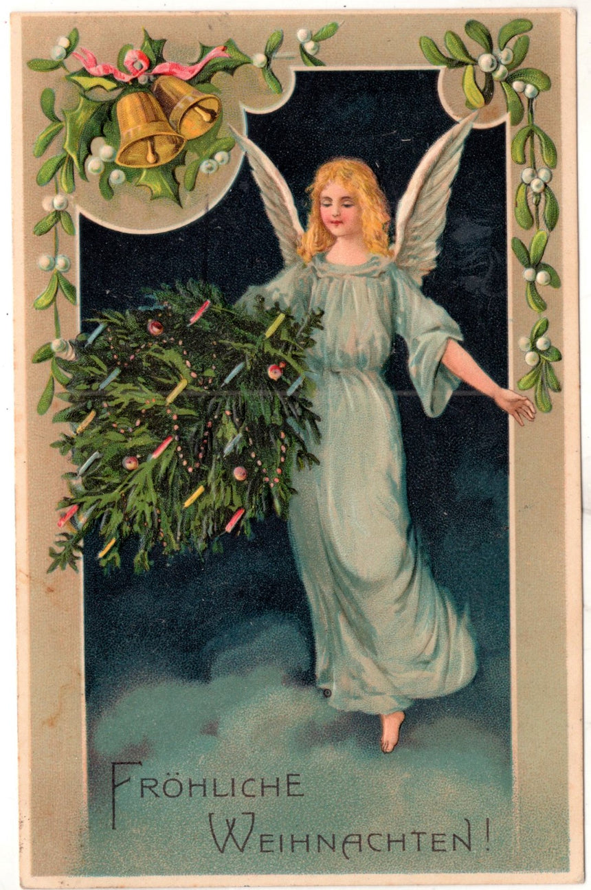 Cartolina Buon Natale / anno. Frohe Weihnachten / Neues Jahr. Merry Christmas & Happy New Year | Collezionissimo