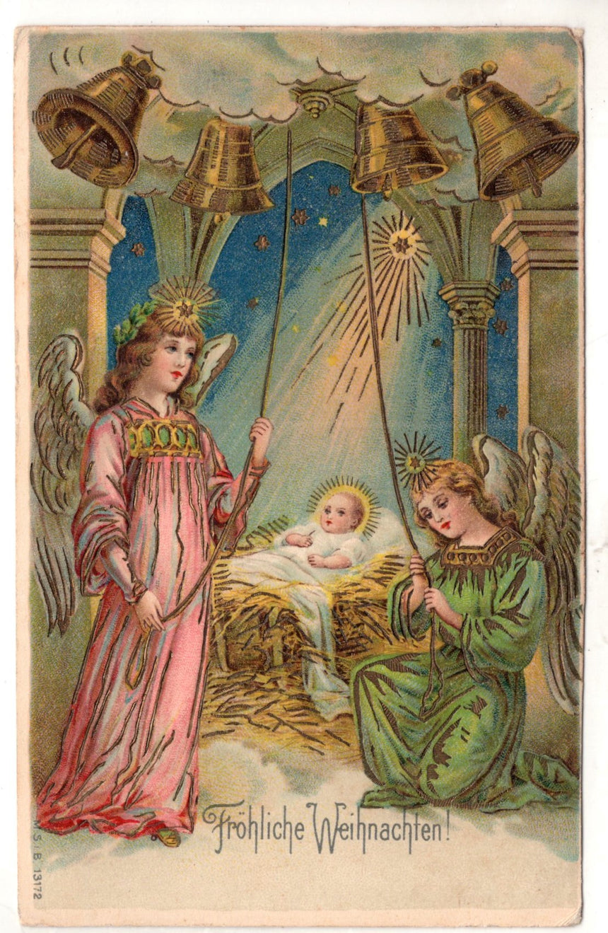 Cartolina Buon Natale / anno. Frohe Weihnachten / Neues Jahr. Merry Christmas & Happy New Year | Collezionissimo