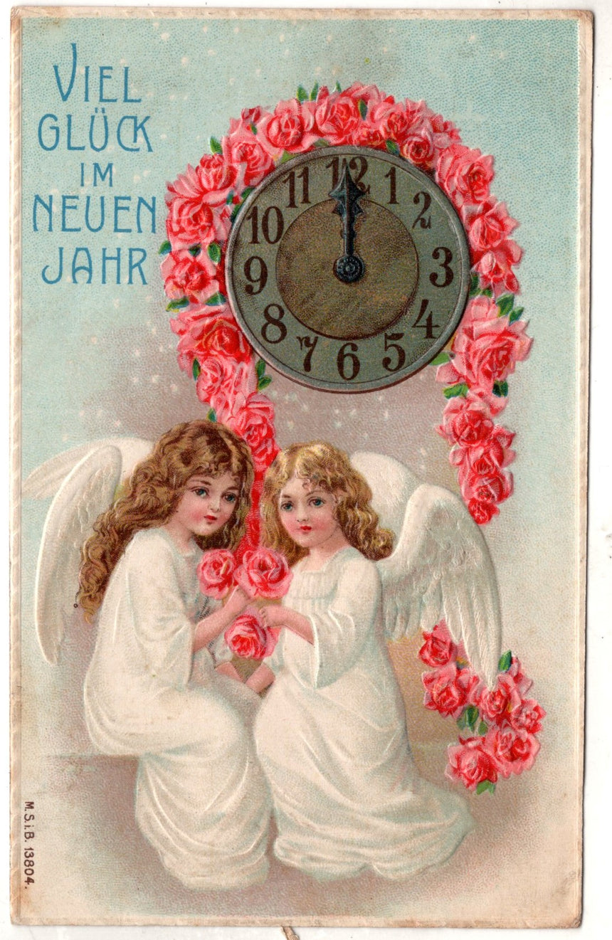 Cartolina Buon Natale / anno. Frohe Weihnachten / Neues Jahr. Merry Christmas & Happy New Year | Collezionissimo