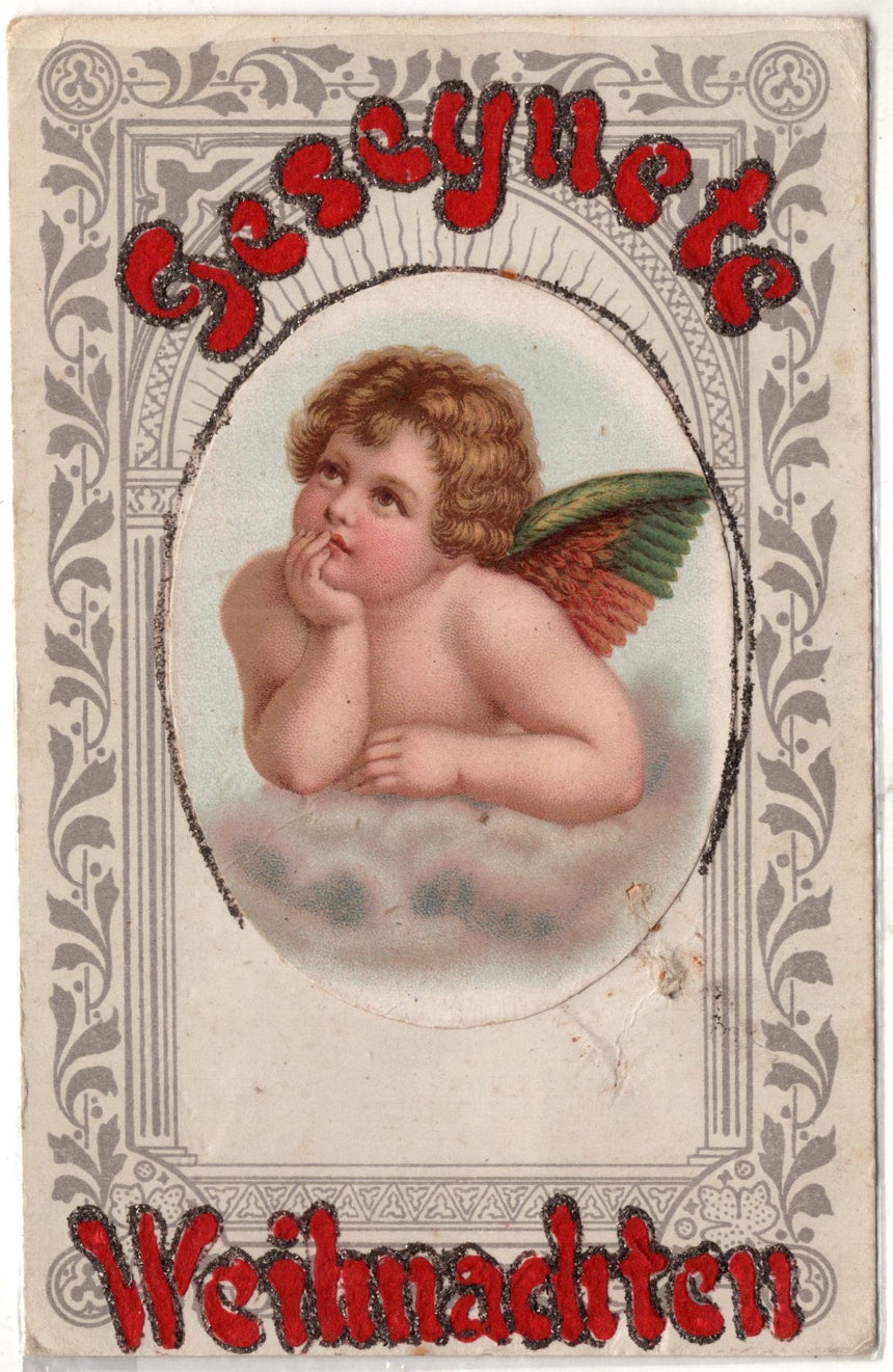 Cartolina Buon Natale / anno. Frohe Weihnachten / Neues Jahr. Merry Christmas & Happy New Year | Collezionissimo