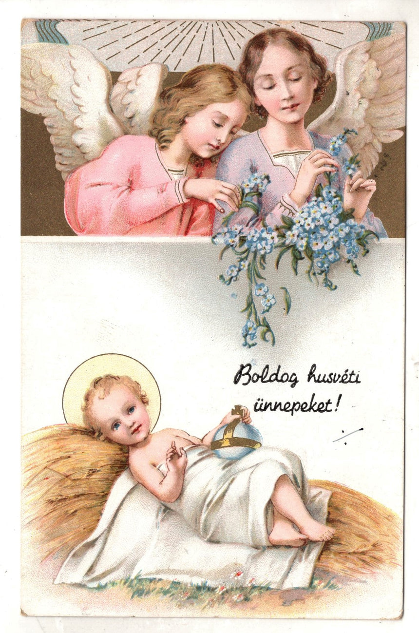 Cartolina Buon Natale / anno. Frohe Weihnachten / Neues Jahr. Merry Christmas & Happy New Year | Collezionissimo