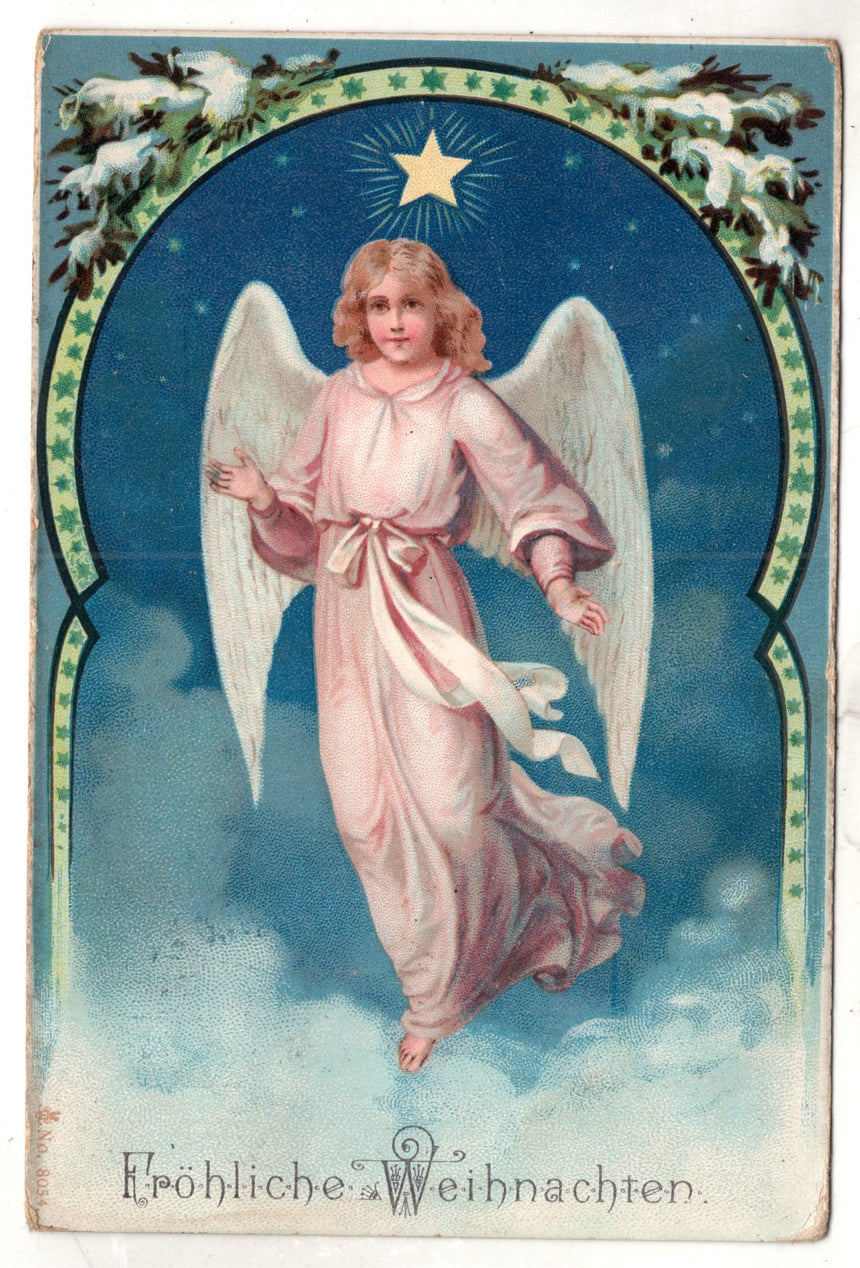 Cartolina Buon Natale / anno. Frohe Weihnachten / Neues Jahr. Merry Christmas & Happy New Year | Collezionissimo