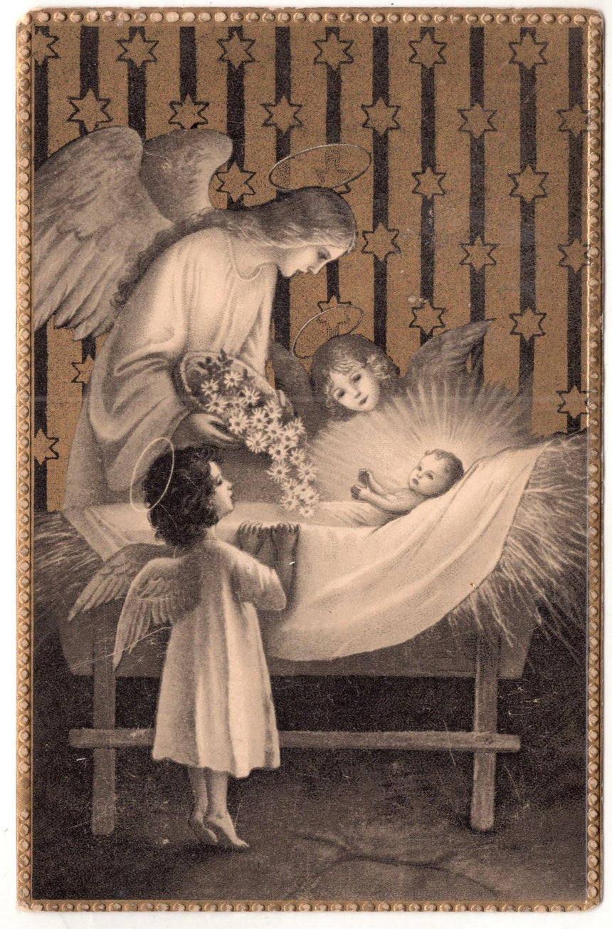 Cartolina Buon Natale / anno. Frohe Weihnachten / Neues Jahr. Merry Christmas & Happy New Year | Collezionissimo